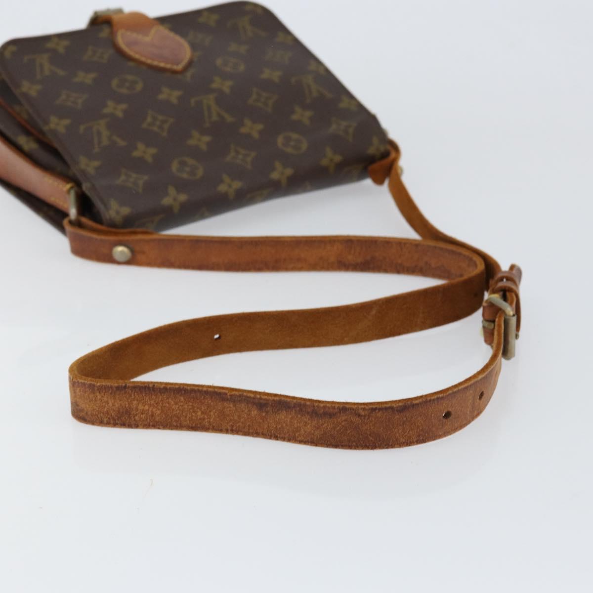 LOUIS VUITTON Monogram Cartouchiere MM Shoulder Bag M51253 LV Auth 152857