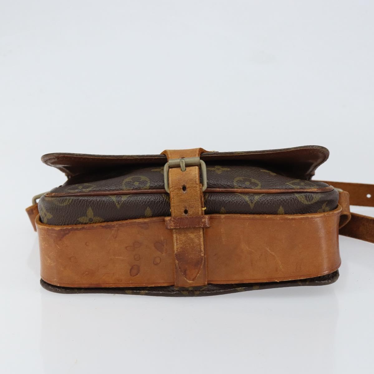 LOUIS VUITTON Monogram Cartouchiere MM Shoulder Bag M51253 LV Auth 152857