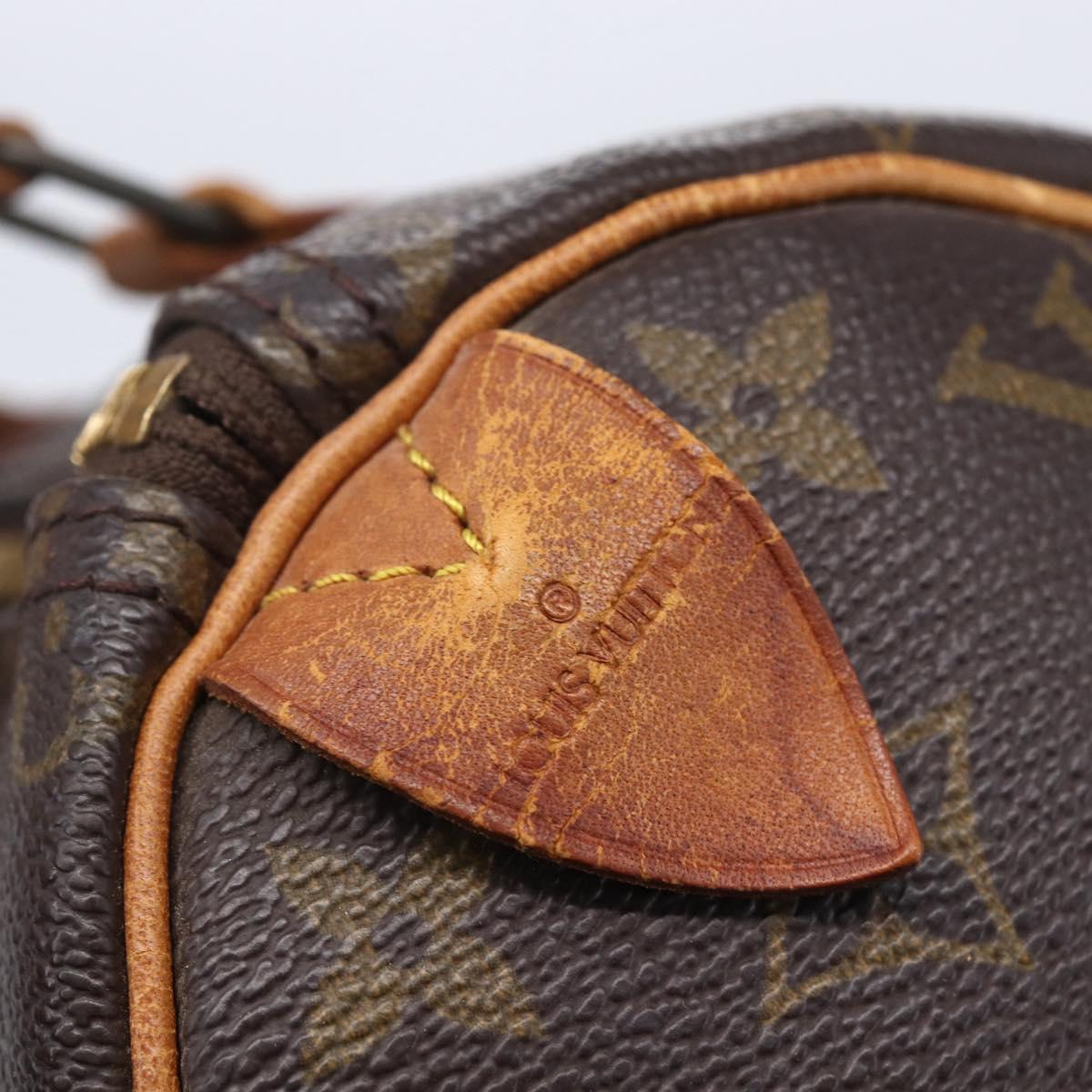 LOUIS VUITTON Monogram Speedy 25 Hand Bag M41528 LV Auth 152864