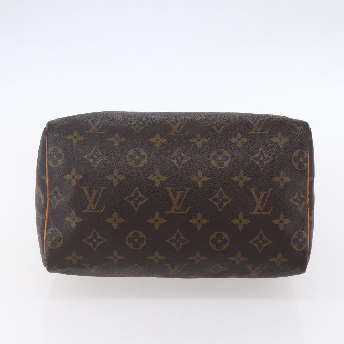 LOUIS VUITTON Monogram Speedy 25 Hand Bag M41528 LV Auth 152864