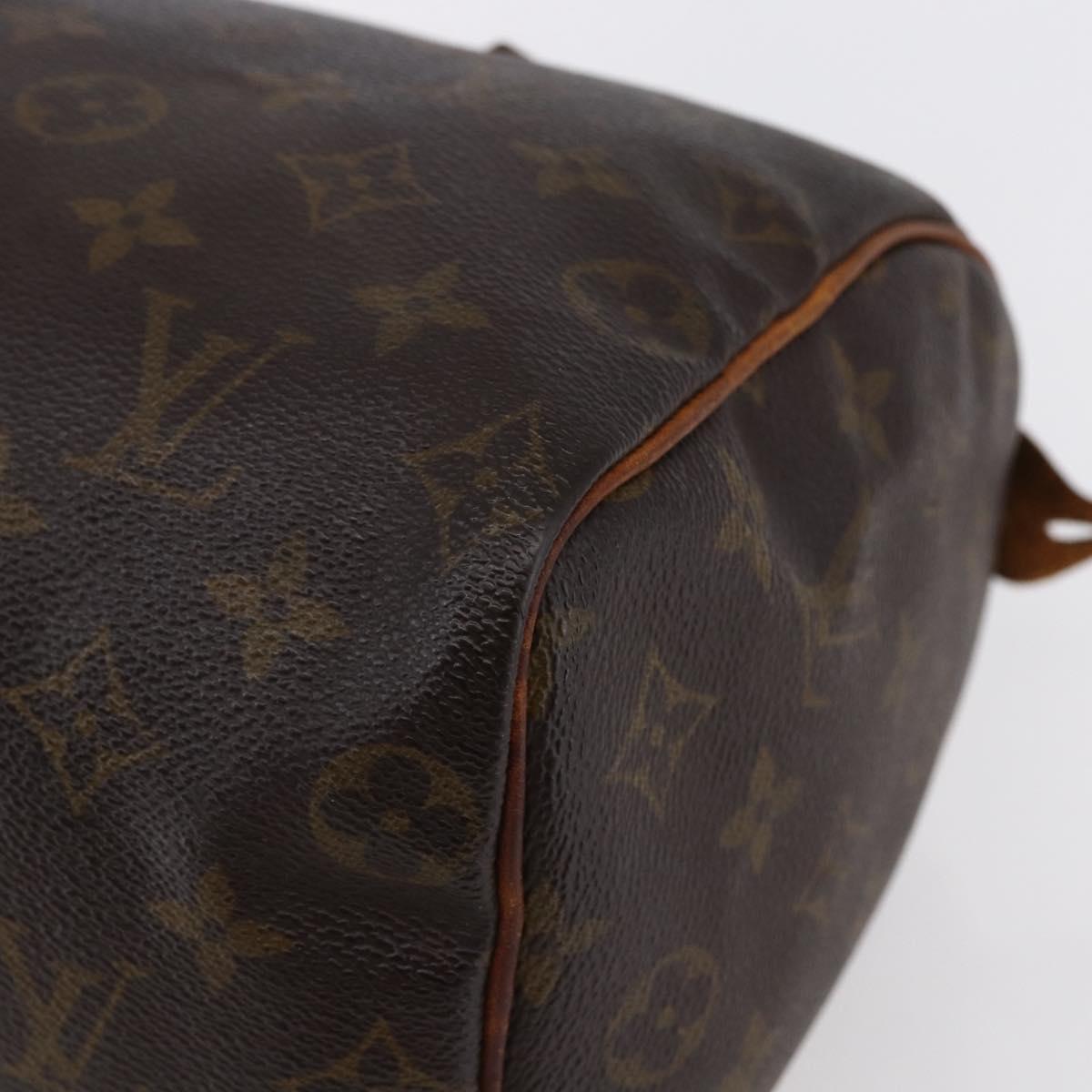 LOUIS VUITTON Monogram Speedy 25 Hand Bag M41528 LV Auth 152866