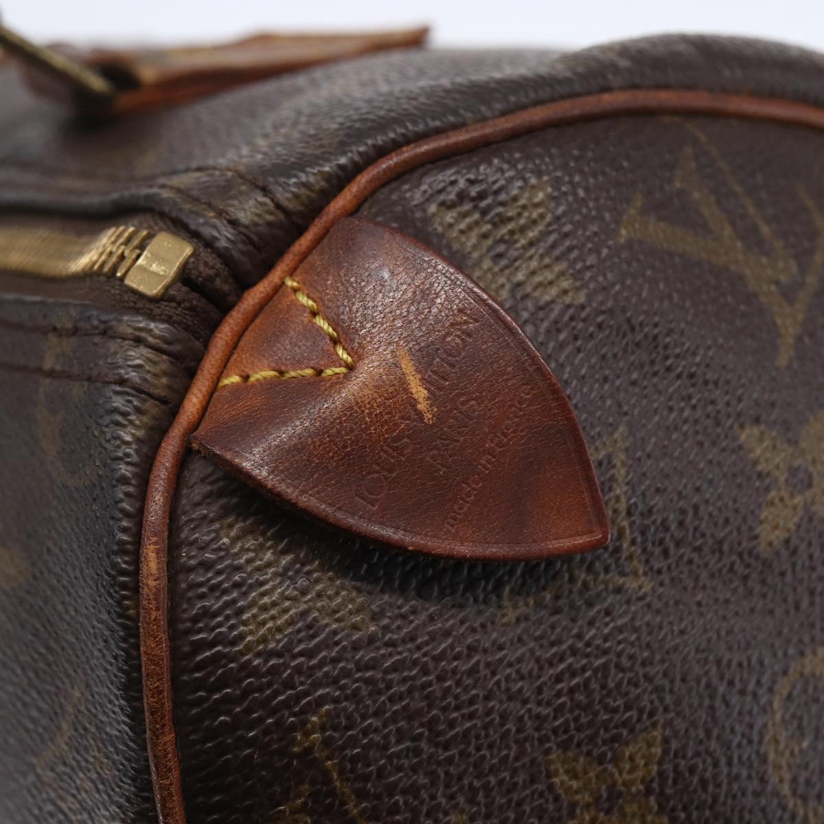 LOUIS VUITTON Monogram Speedy 25 Hand Bag M41528 LV Auth 152866