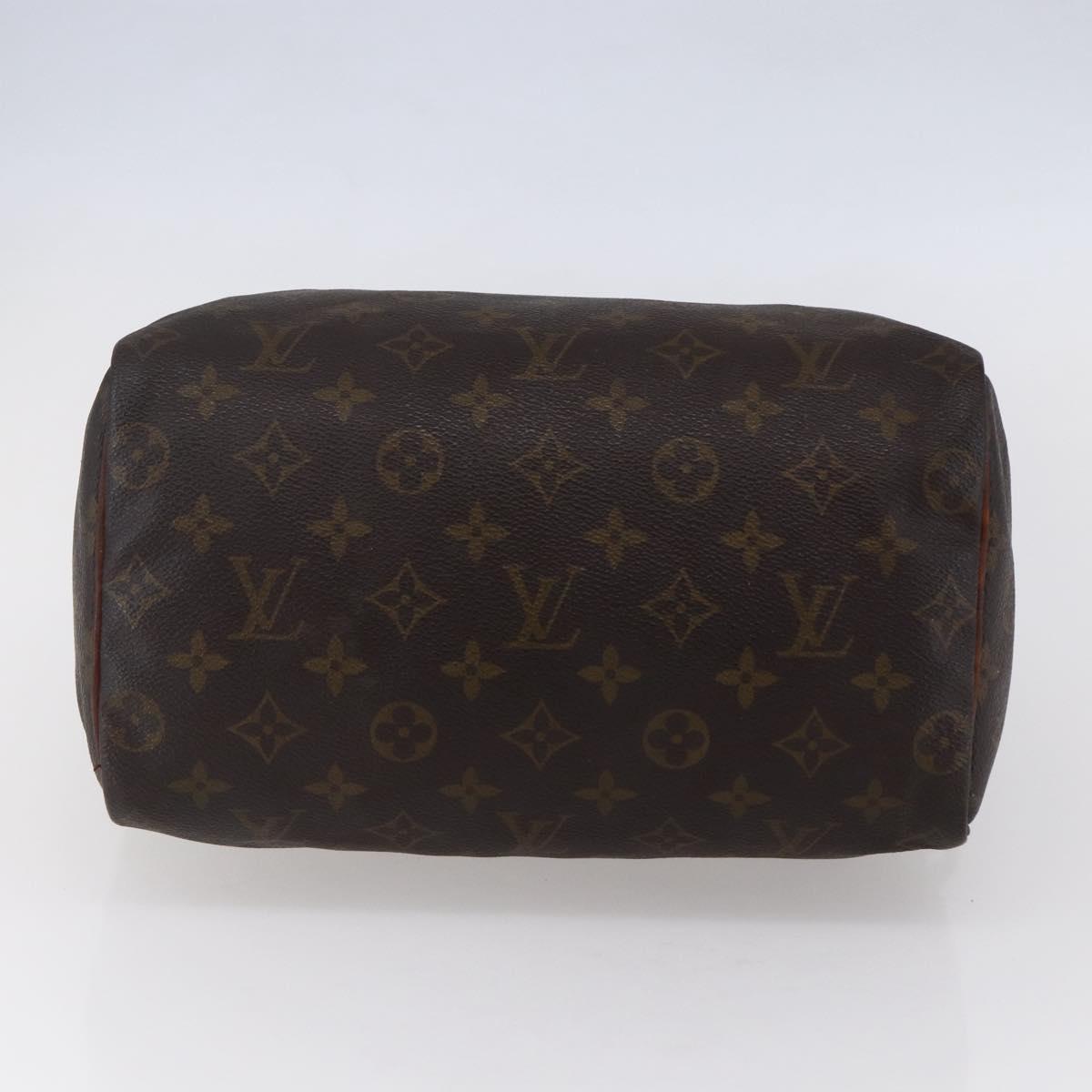 LOUIS VUITTON Monogram Speedy 25 Hand Bag M41528 LV Auth 152866
