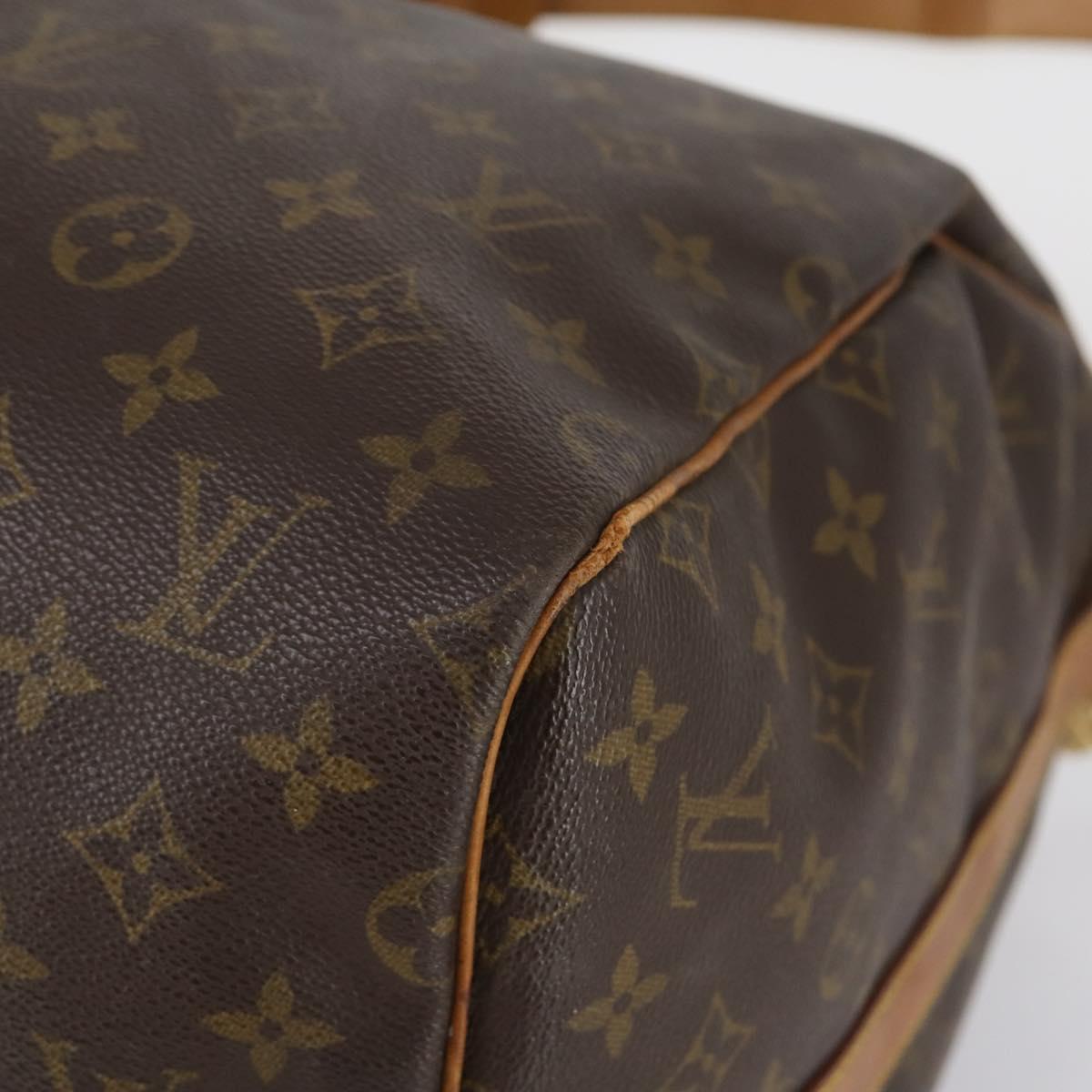 LOUIS VUITTON Monogram Keepall Bandouliere 55 Boston Bag M41414 LV Auth 152867