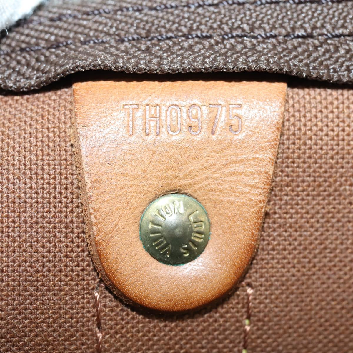 LOUIS VUITTON Monogram Keepall Bandouliere 55 Boston Bag M41414 LV Auth 152867