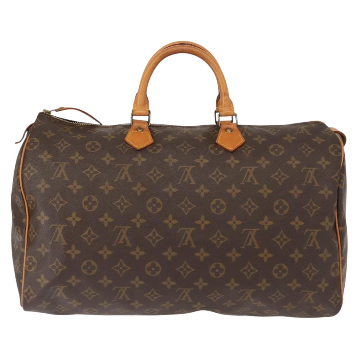 LOUIS VUITTON Monogram Speedy 40 Hand Bag M41522 LV Auth 152868