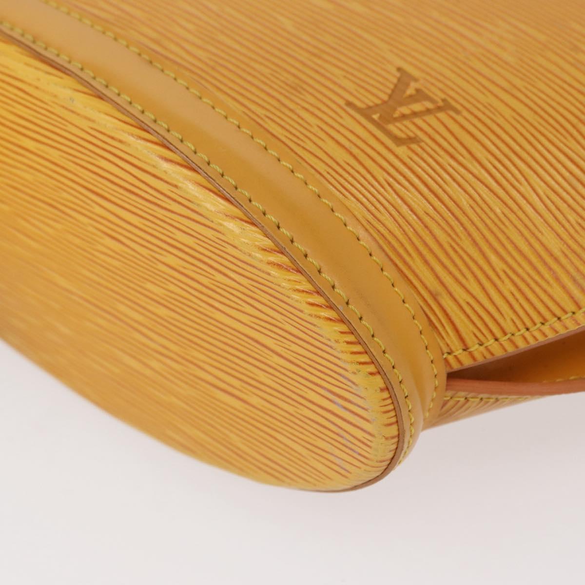 LOUIS VUITTON Epi Saint Jacques Hand Bag Yellow M52279 LV Auth 152871