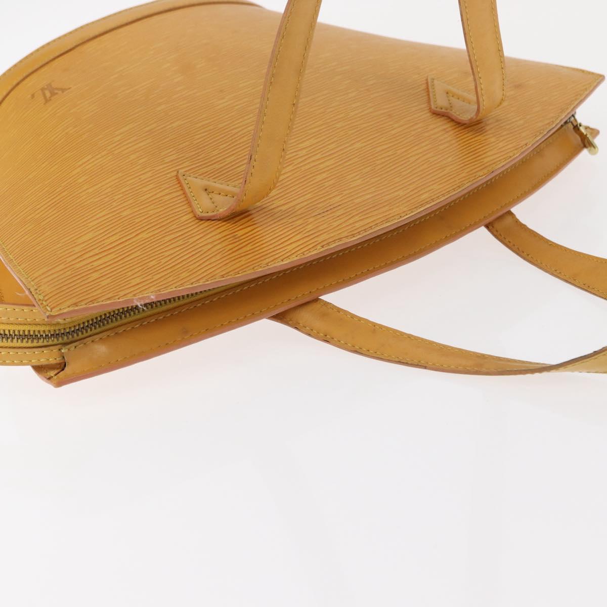 LOUIS VUITTON Epi Saint Jacques Hand Bag Yellow M52279 LV Auth 152871