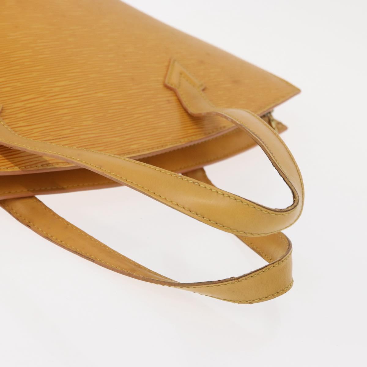 LOUIS VUITTON Epi Saint Jacques Hand Bag Yellow M52279 LV Auth 152871