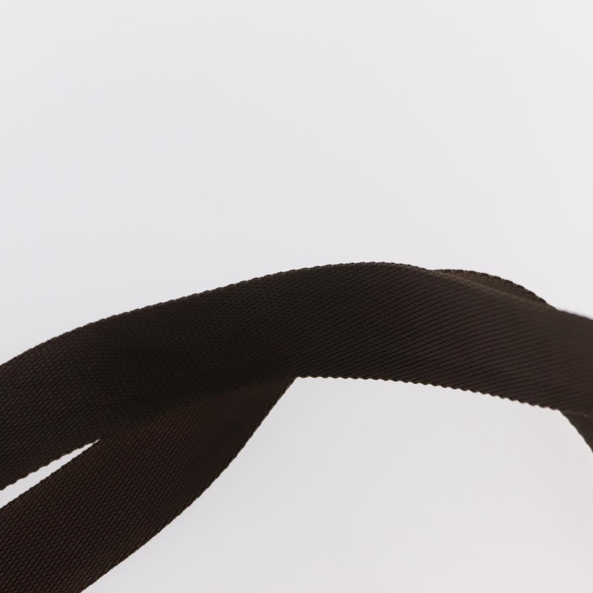 PRADA Backpack Nylon Khaki Silver Auth 152889