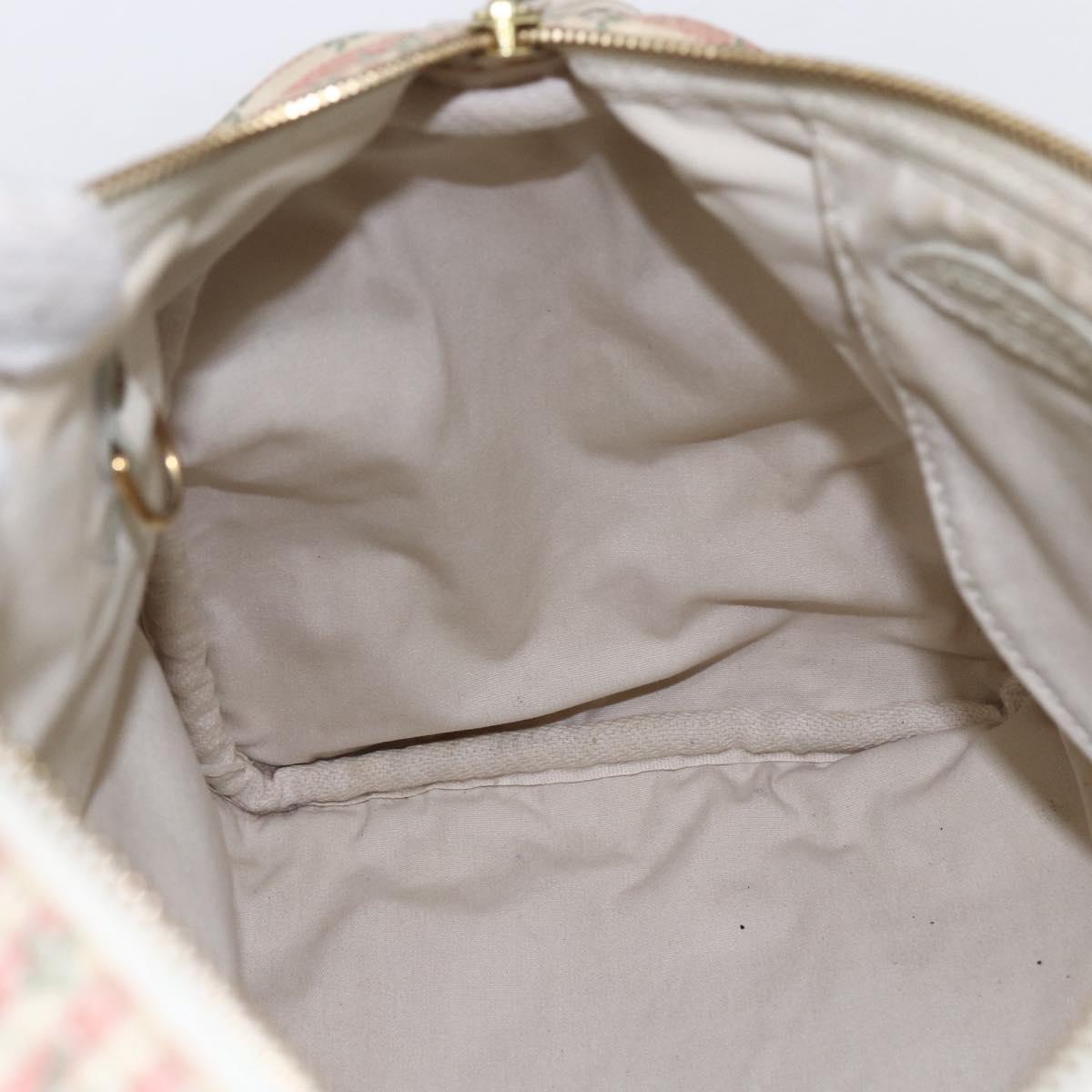 LOUIS VUITTON Monogram Mini Lin Croisette Speedy 30 Bag Pink M95501 Auth 152894