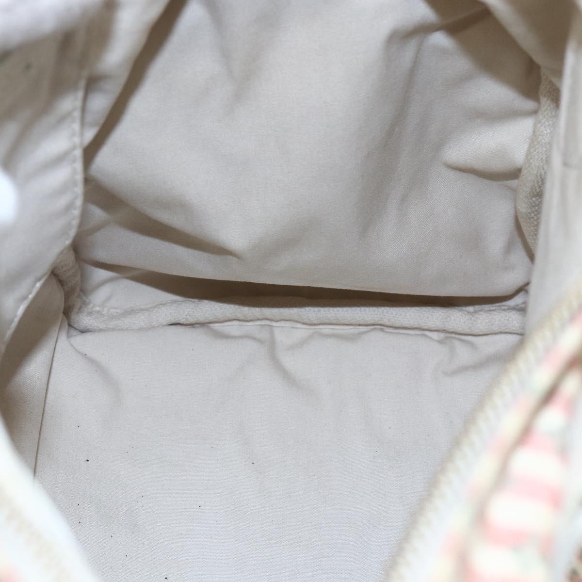 LOUIS VUITTON Monogram Mini Lin Croisette Speedy 30 Bag Pink M95501 Auth 152894