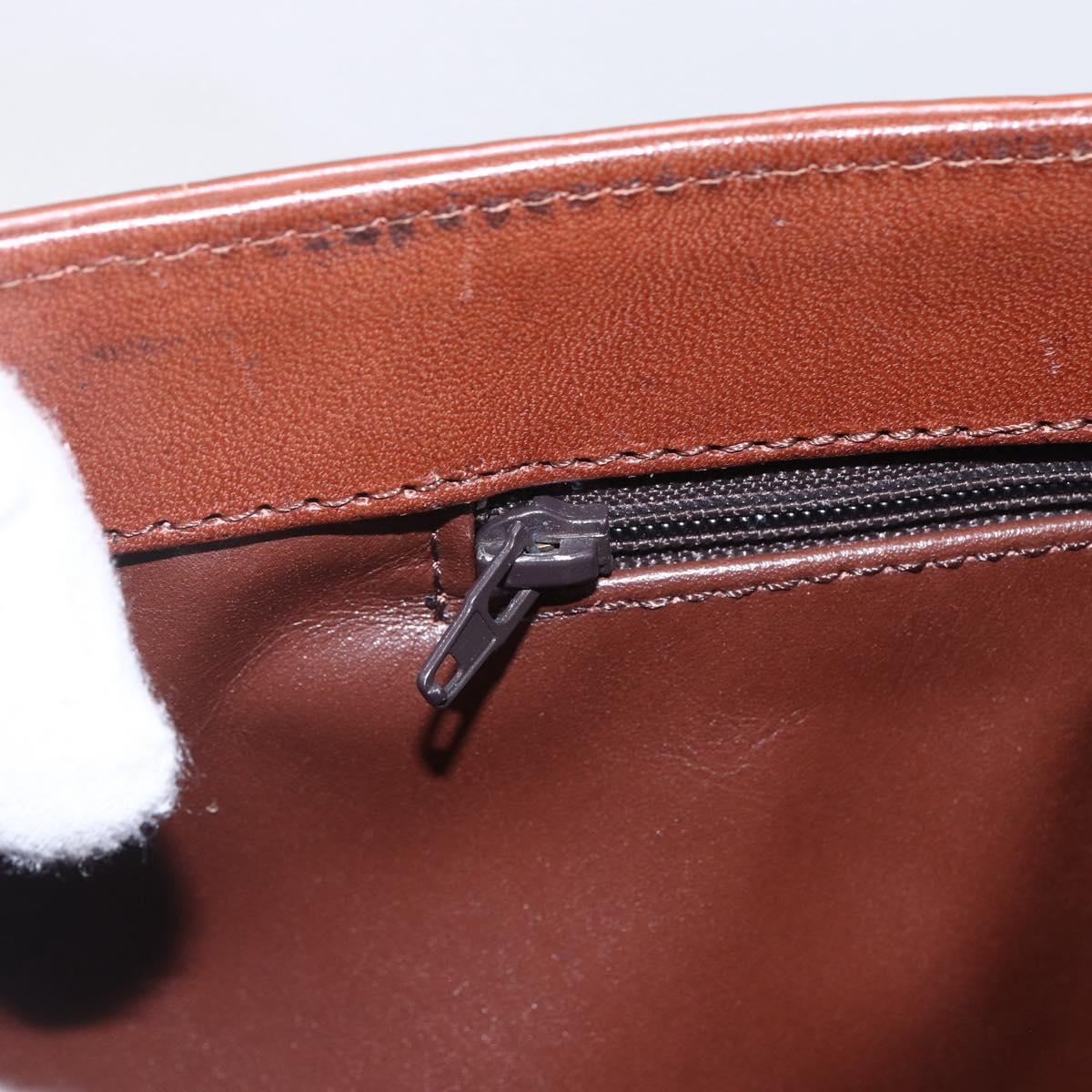 Burberrys Nova Check Tote Bag PVC Leather Green Gold Auth 152895