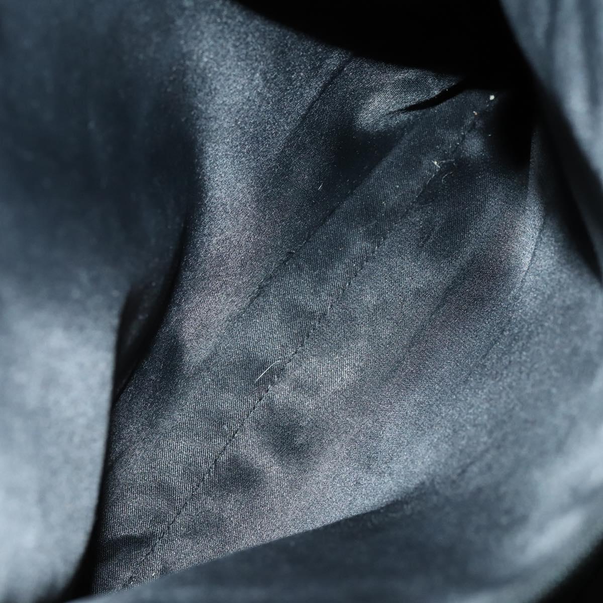 CHANEL COCO Mark Chain Shoulder Bag Patent leather Black Gold CC Auth 152898