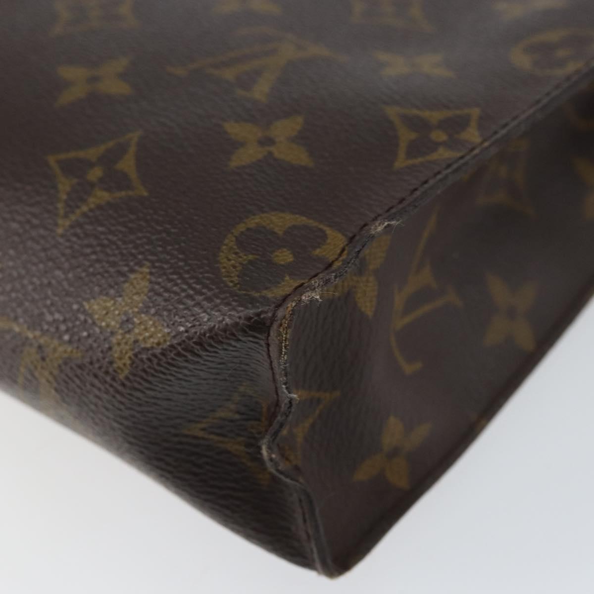 LOUIS VUITTON Monogram Poche Toilette 26 Pouch M47542 LV Auth 152912