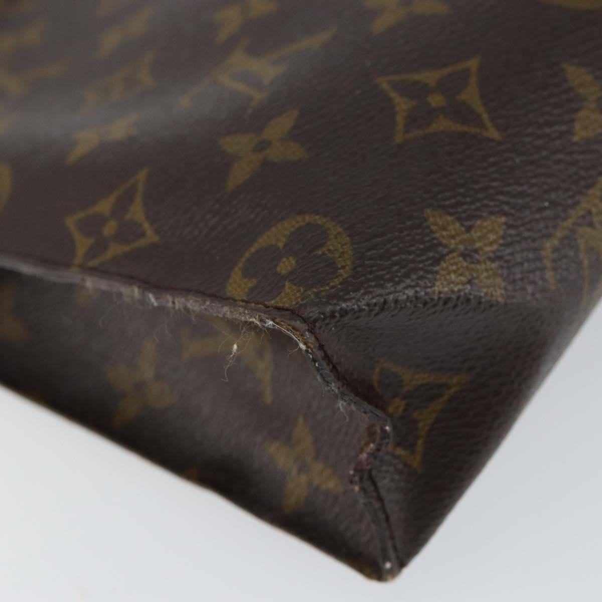 LOUIS VUITTON Monogram Poche Toilette 26 Pouch M47542 LV Auth 152912
