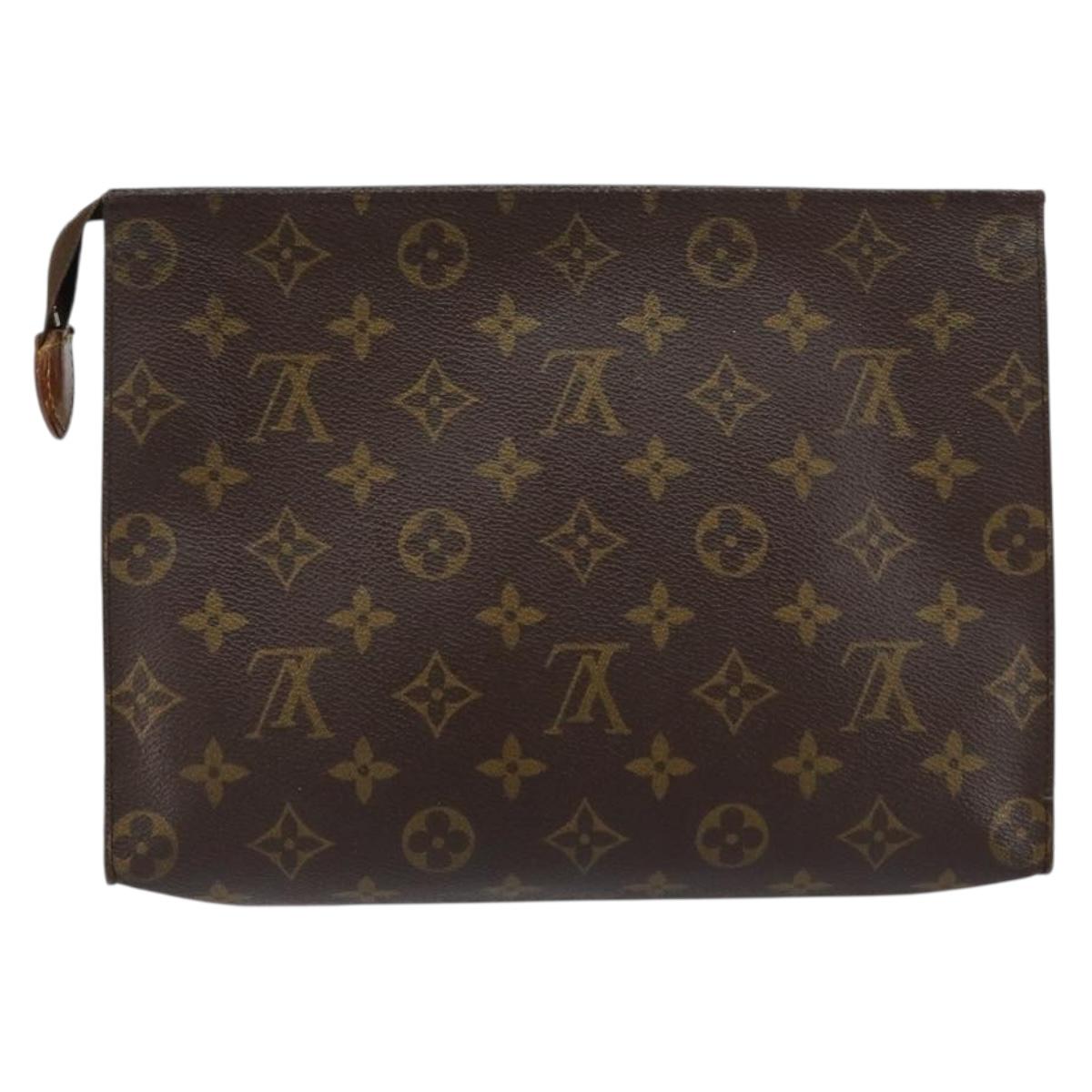 LOUIS VUITTON Monogram Poche Toilette 26 Pouch M47542 LV Auth 152912