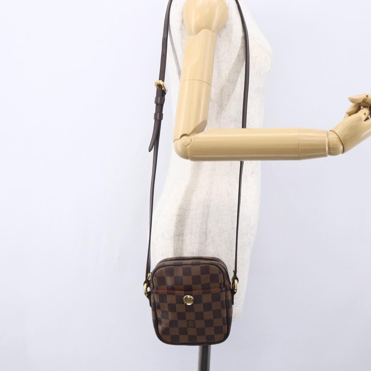 LOUIS VUITTON Damier Ebene Lift Shoulder Bag N60009 LV Auth 152915V
