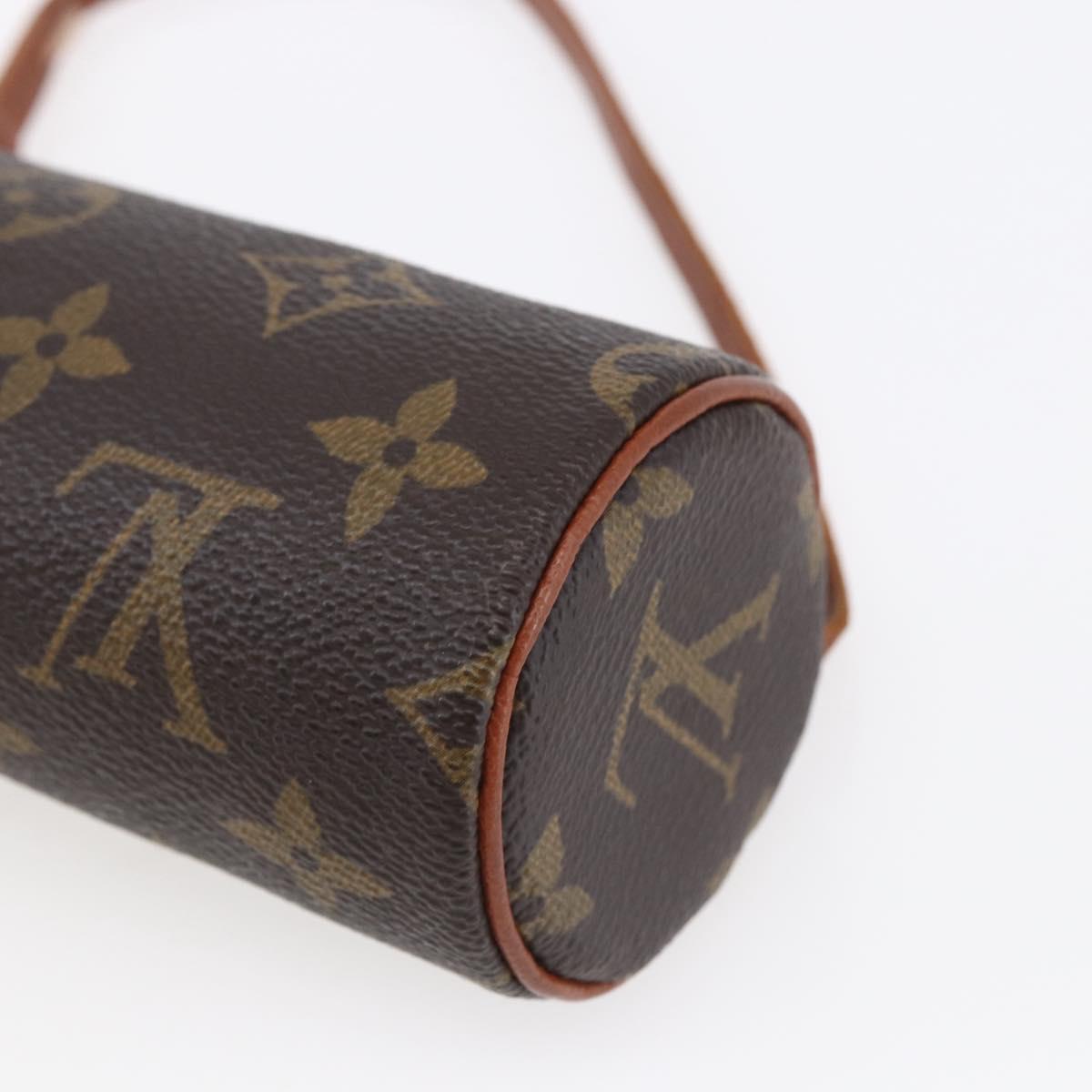 LOUIS VUITTON Monogram Papillon Pouch LV Auth 152917