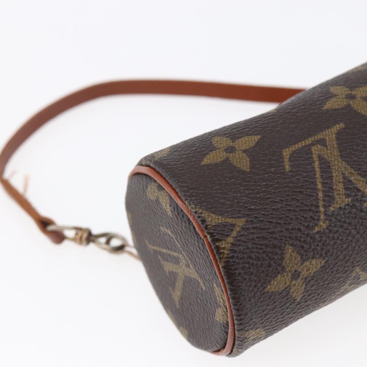 LOUIS VUITTON Monogram Papillon Pouch LV Auth 152917