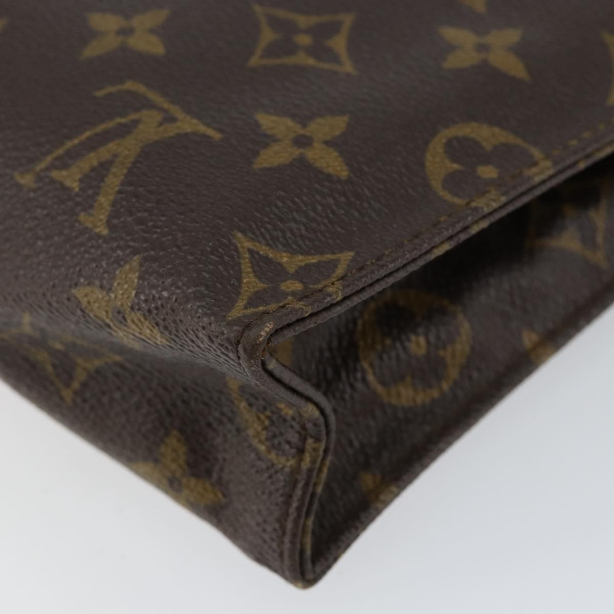 LOUIS VUITTON Monogram Poche Toilette 26 Pouch M47542 LV Auth 152918