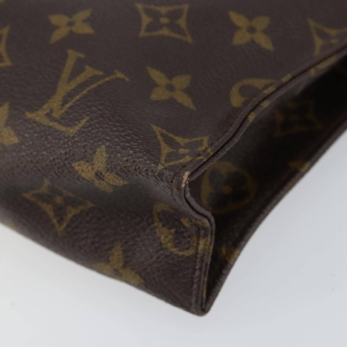 LOUIS VUITTON Monogram Poche Toilette 26 Pouch M47542 LV Auth 152918