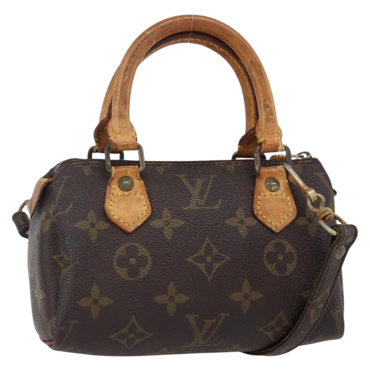 LOUIS VUITTON Monogram Mini Speedy Hand Bag M41534 LV Auth 152919