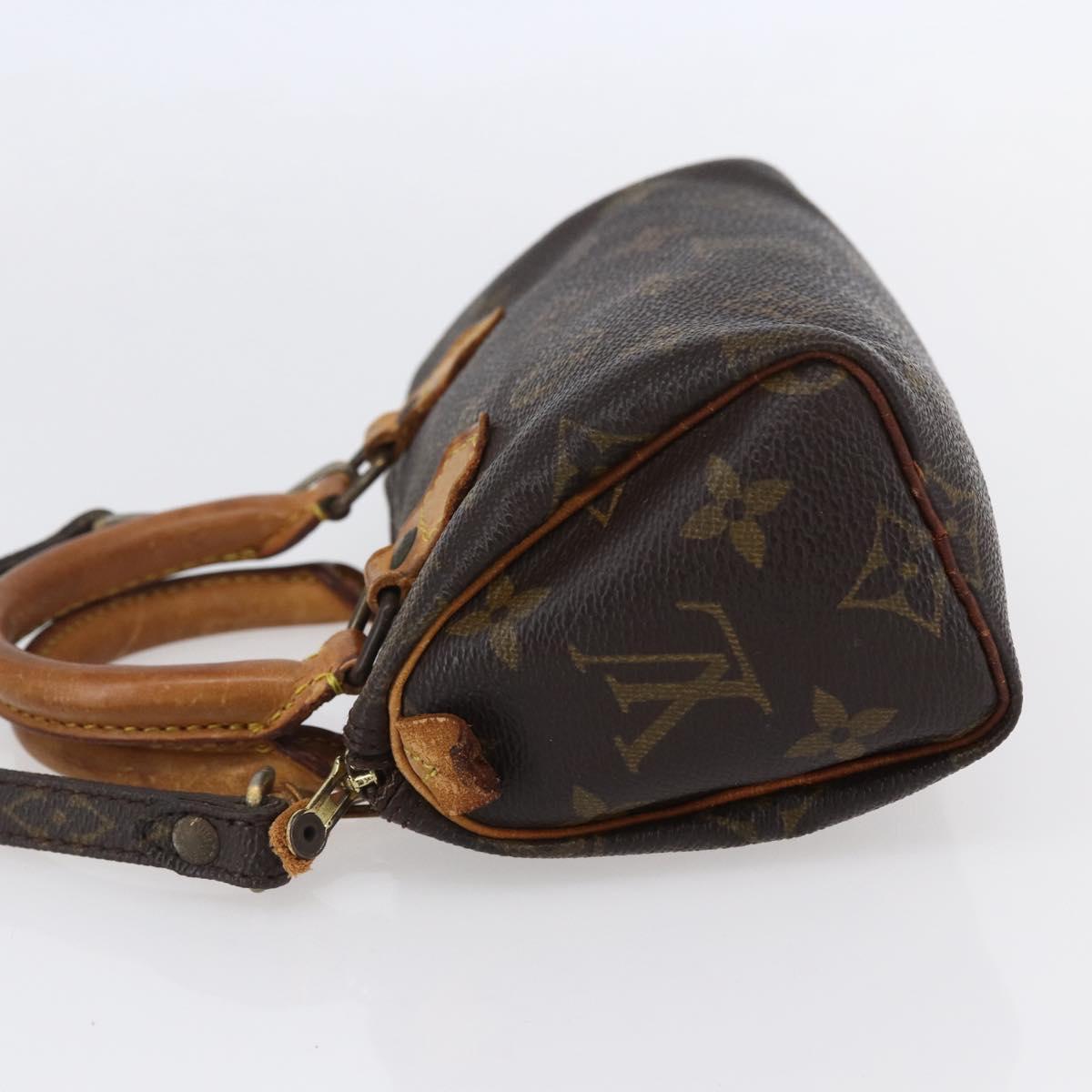 LOUIS VUITTON Monogram Mini Speedy Hand Bag M41534 LV Auth 152919