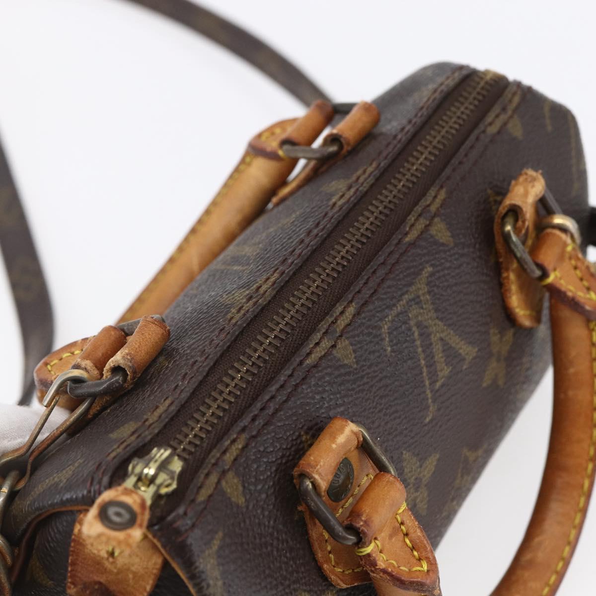 LOUIS VUITTON Monogram Mini Speedy Hand Bag M41534 LV Auth 152919