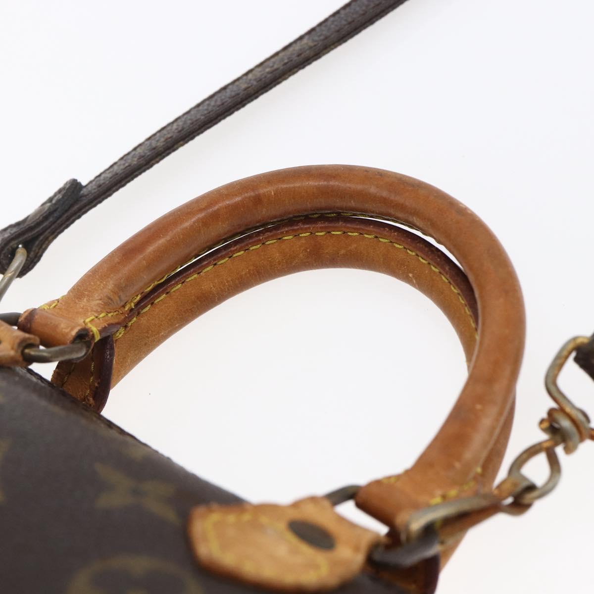 LOUIS VUITTON Monogram Mini Speedy Hand Bag M41534 LV Auth 152919