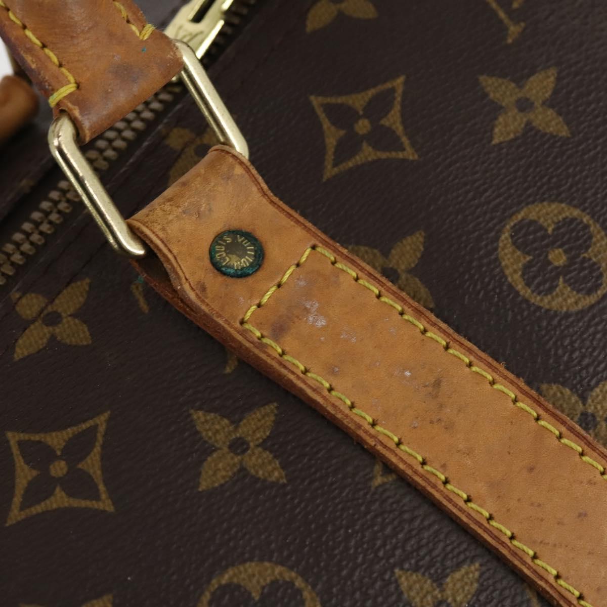 LOUIS VUITTON Monogram Keepall 60 Boston Bag M41422 LV Auth 152924