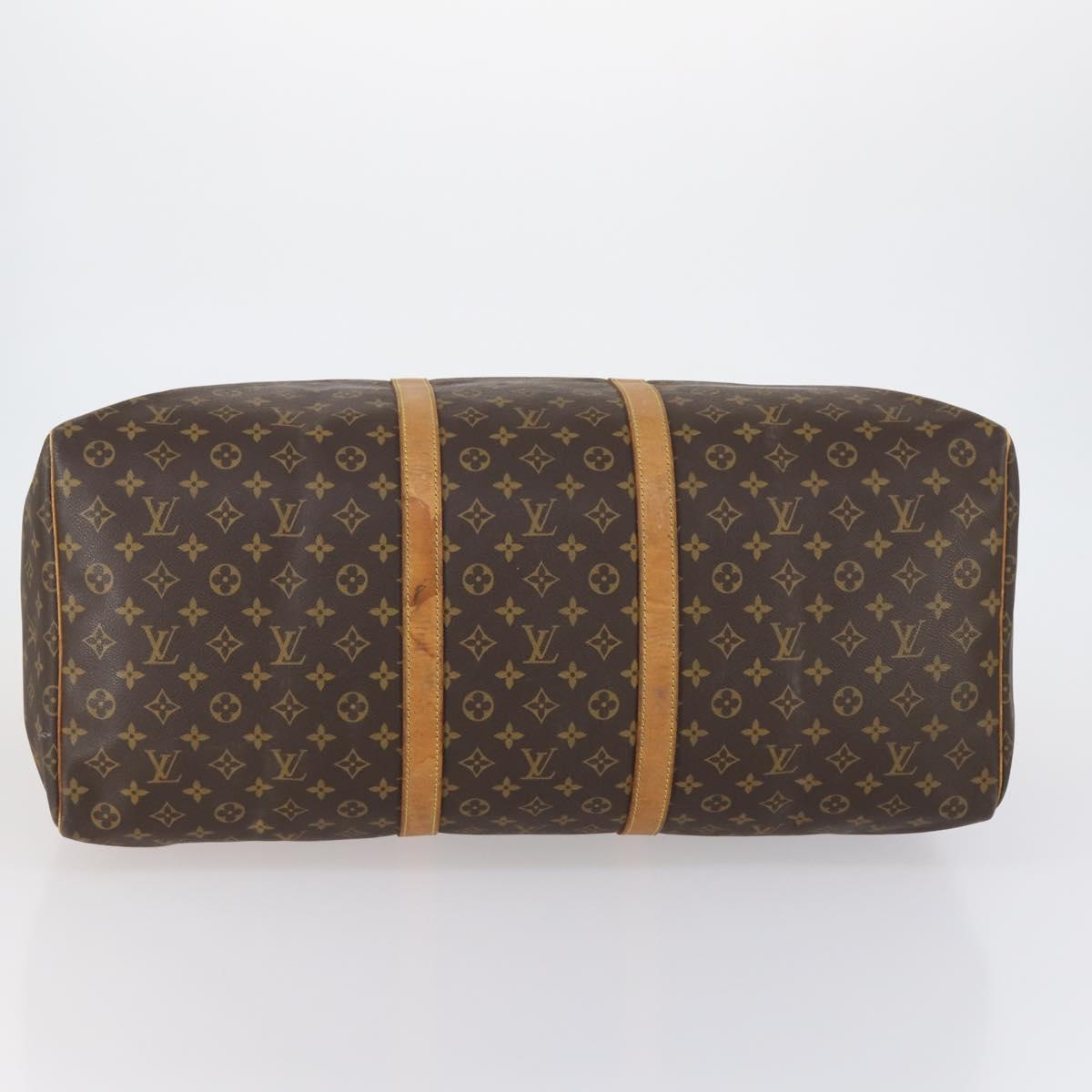LOUIS VUITTON Monogram Keepall 60 Boston Bag M41422 LV Auth 152924