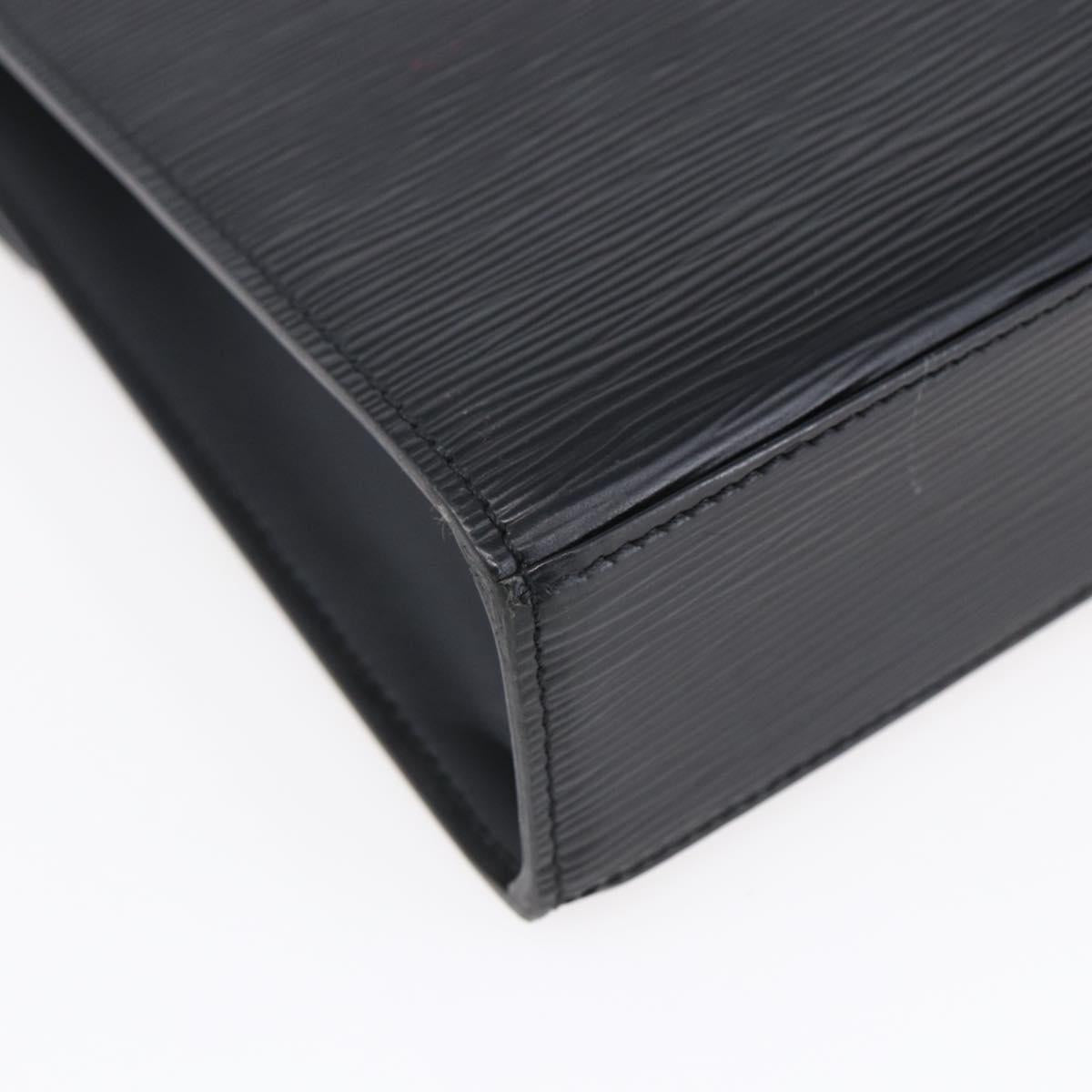 LOUIS VUITTON Epi Malesherbes Hand Bag Black M52372 LV Auth 152926