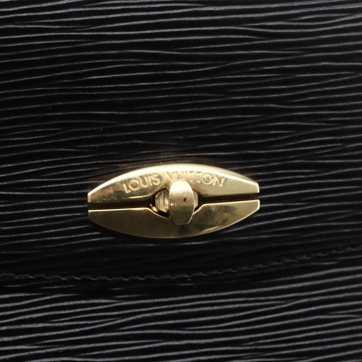 LOUIS VUITTON Epi Malesherbes Hand Bag Black M52372 LV Auth 152926