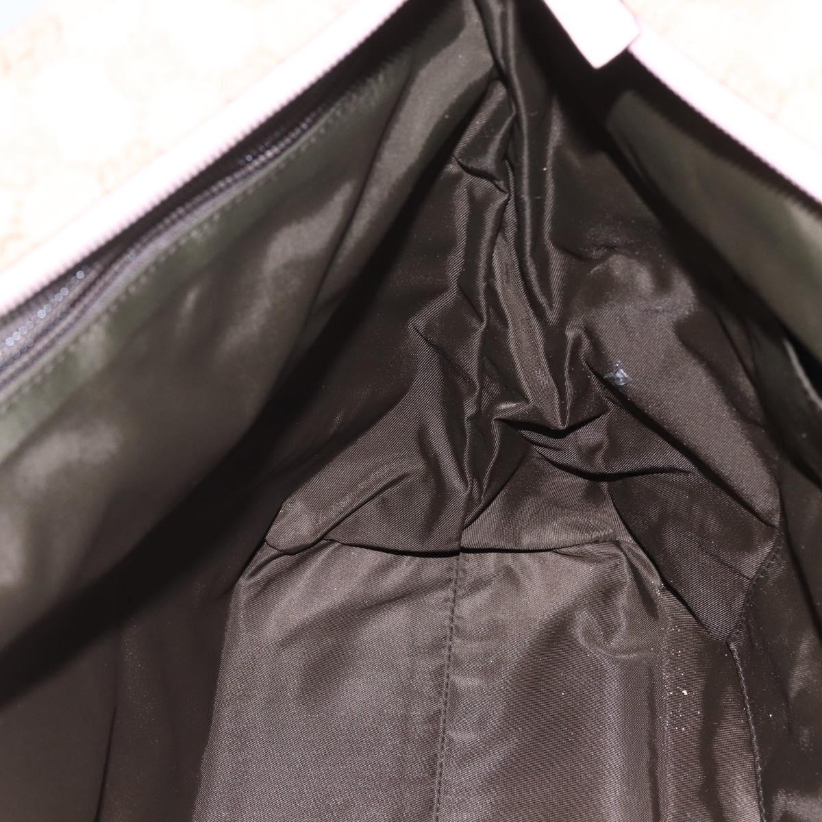 GUCCI GG Canvas Tote Bag Beige Gold 155524 Auth 152928