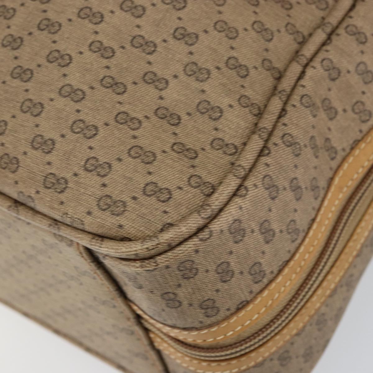 GUCCI Micro GG Supreme Web Sherry Line Bag PVC Beige 012 4864 39 Auth 152930