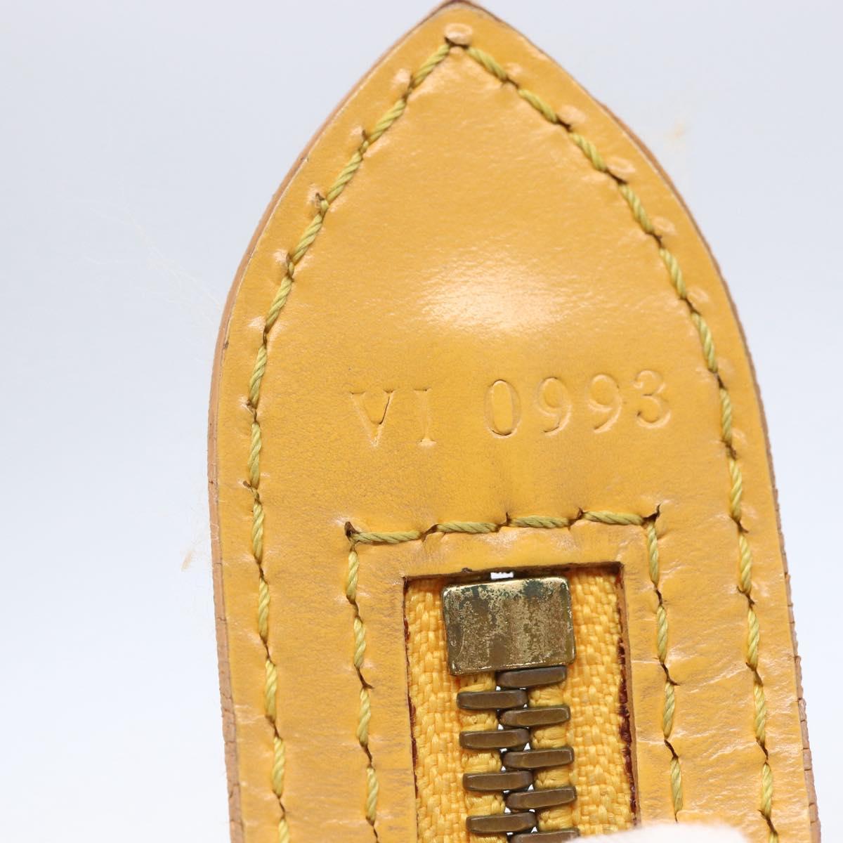 LOUIS VUITTON Epi Saint Jacques Hand Bag Yellow M52279 LV Auth 152931