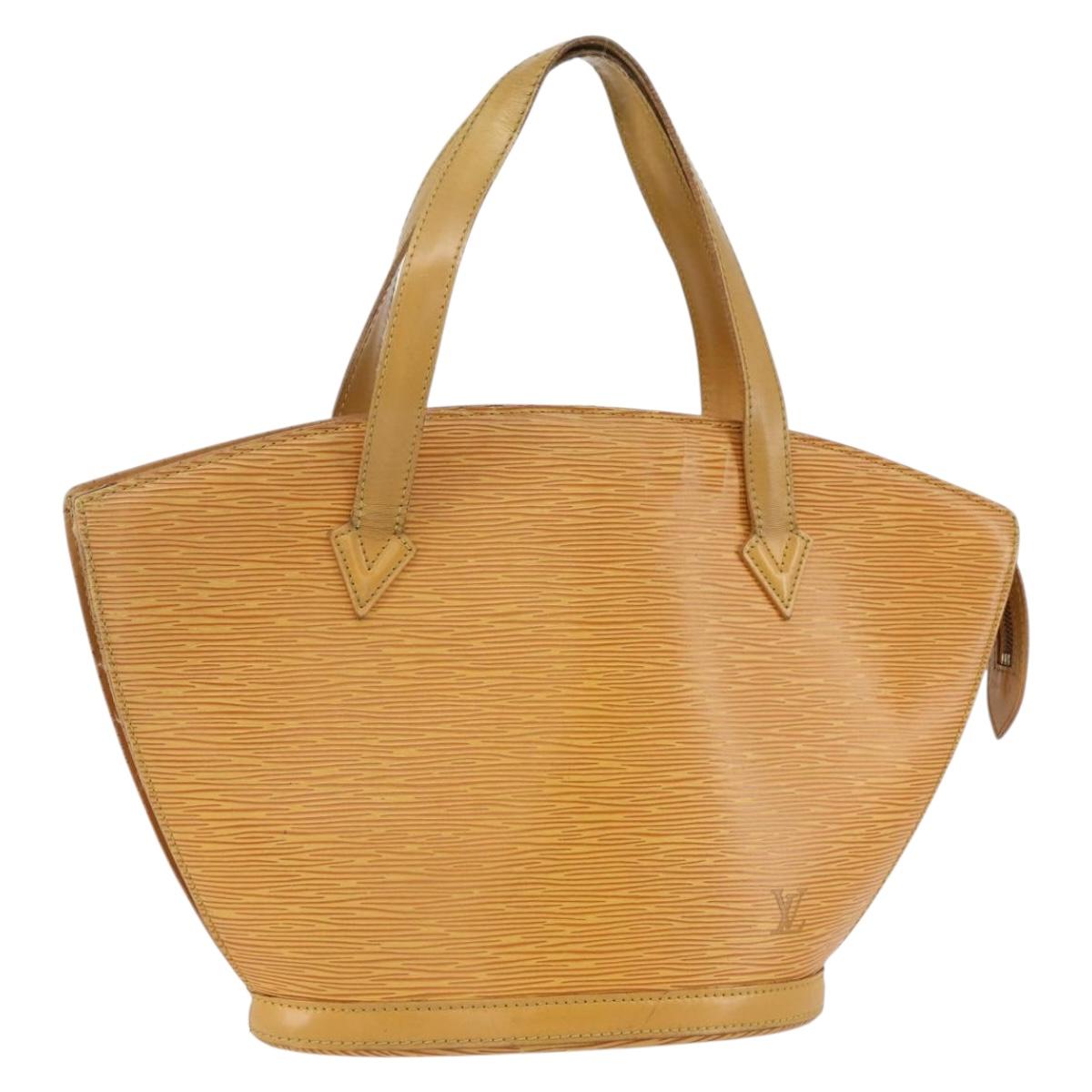 LOUIS VUITTON Epi Saint Jacques Hand Bag Yellow M52279 LV Auth 152931