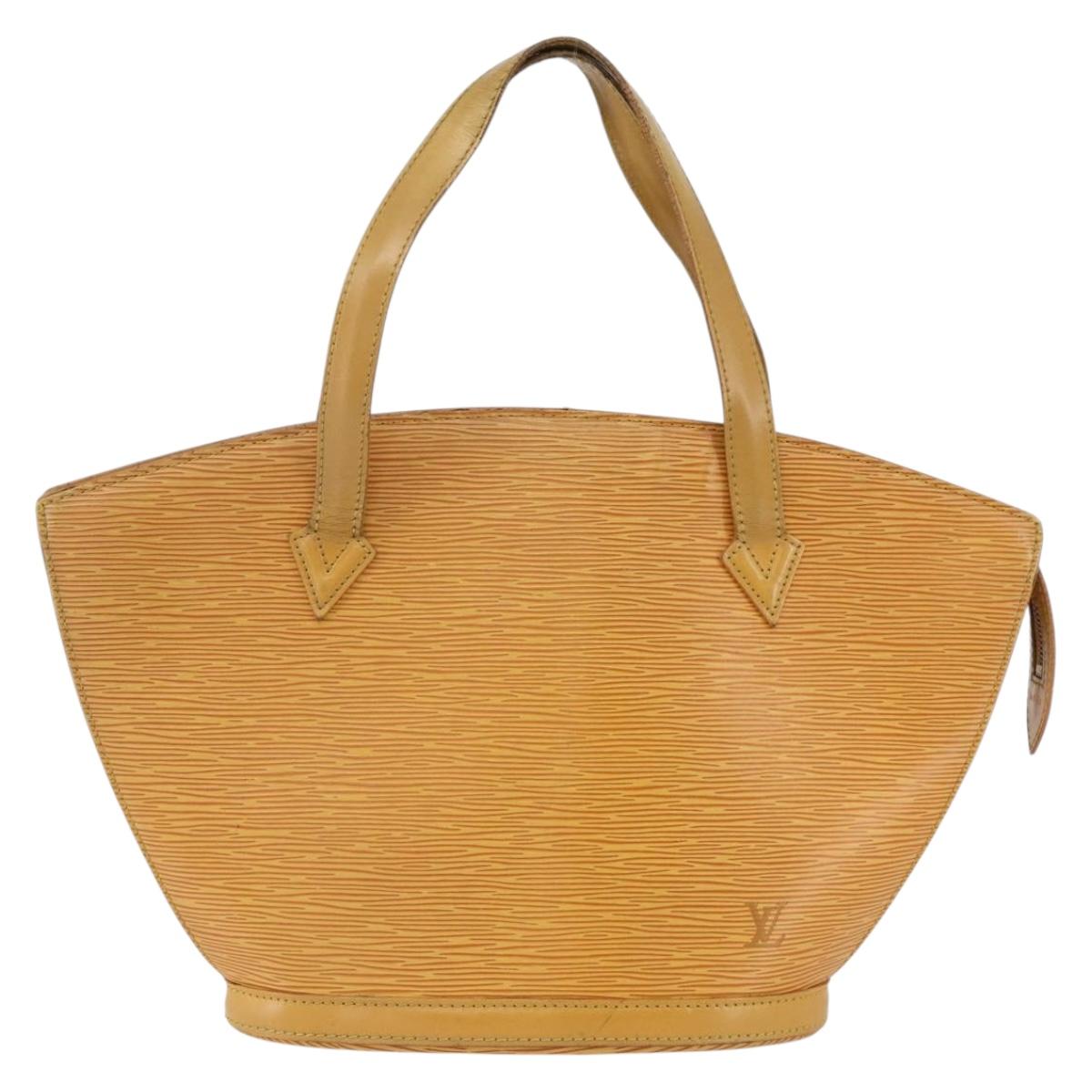 LOUIS VUITTON Epi Saint Jacques Hand Bag Yellow M52279 LV Auth 152931