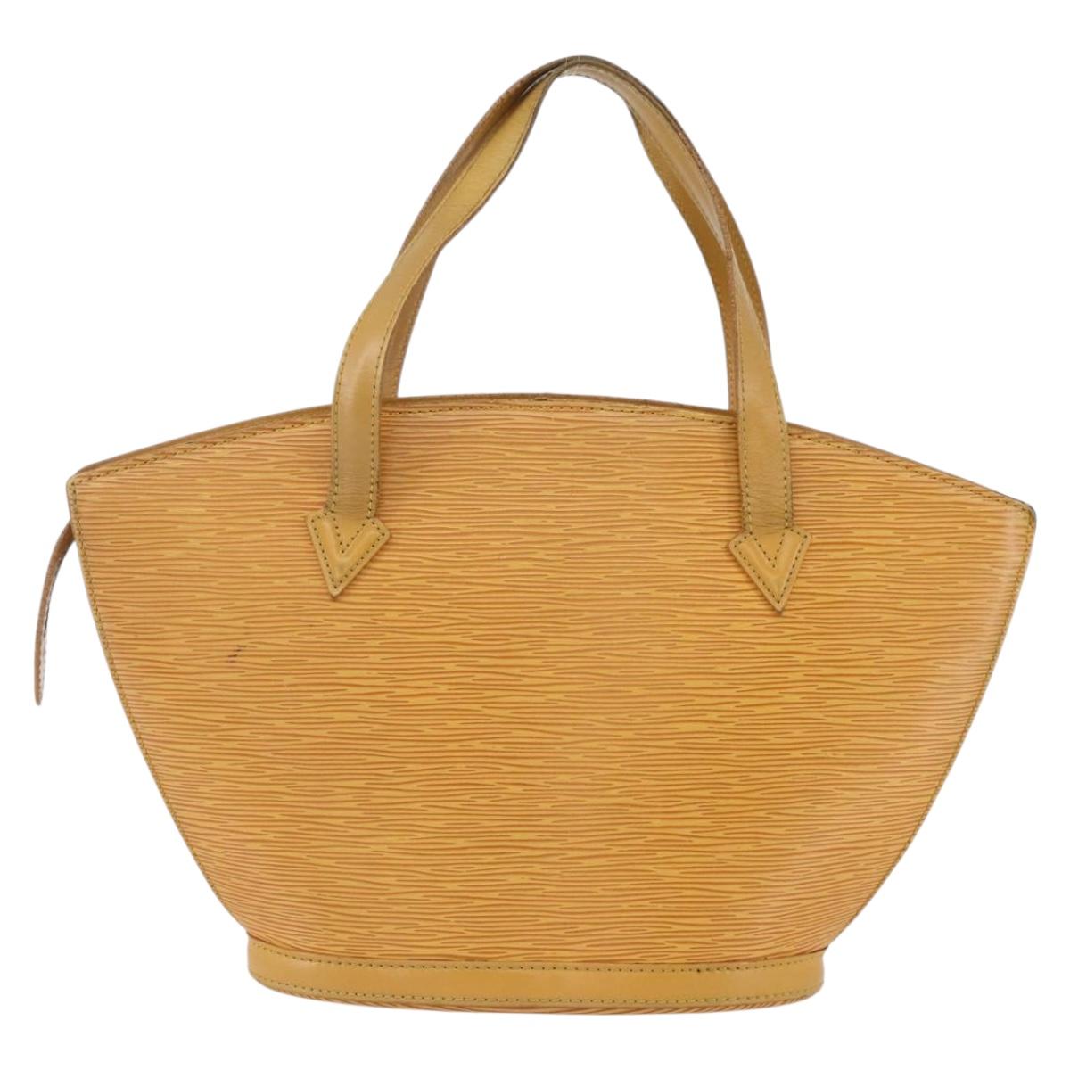 LOUIS VUITTON Epi Saint Jacques Hand Bag Yellow M52279 LV Auth 152931