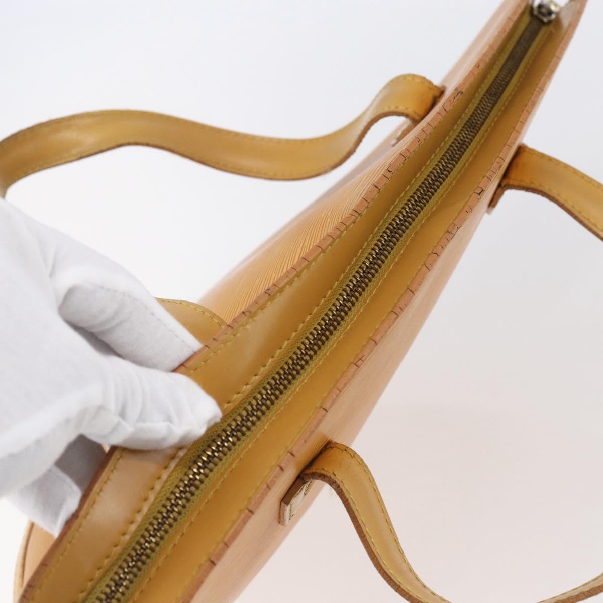 LOUIS VUITTON Epi Saint Jacques Hand Bag Yellow M52279 LV Auth 152931