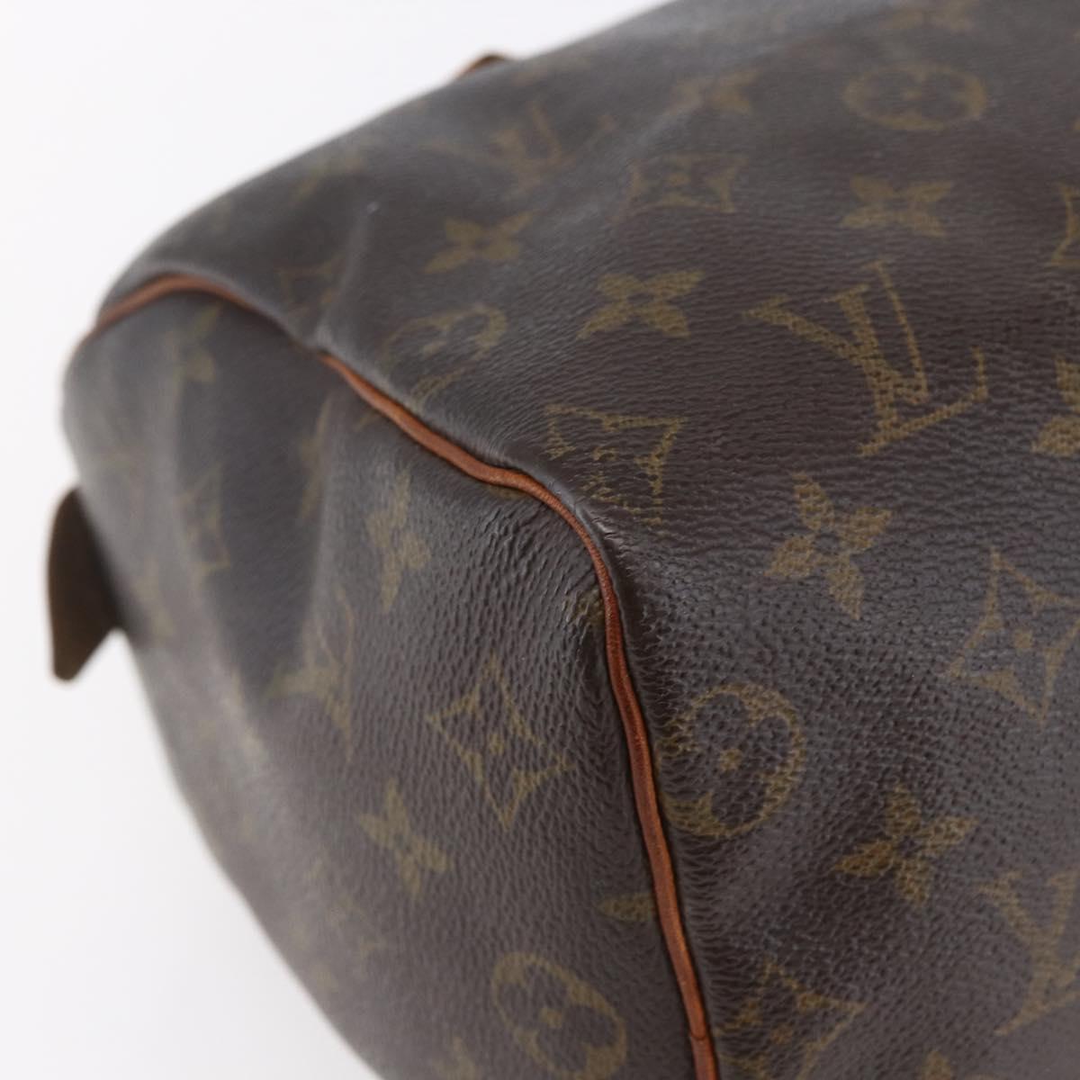 LOUIS VUITTON Monogram Speedy 25 Hand Bag M41528 LV Auth 152960