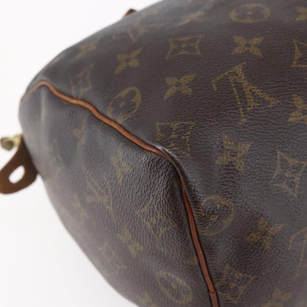 LOUIS VUITTON Monogram Speedy 25 Hand Bag M41528 LV Auth 152960