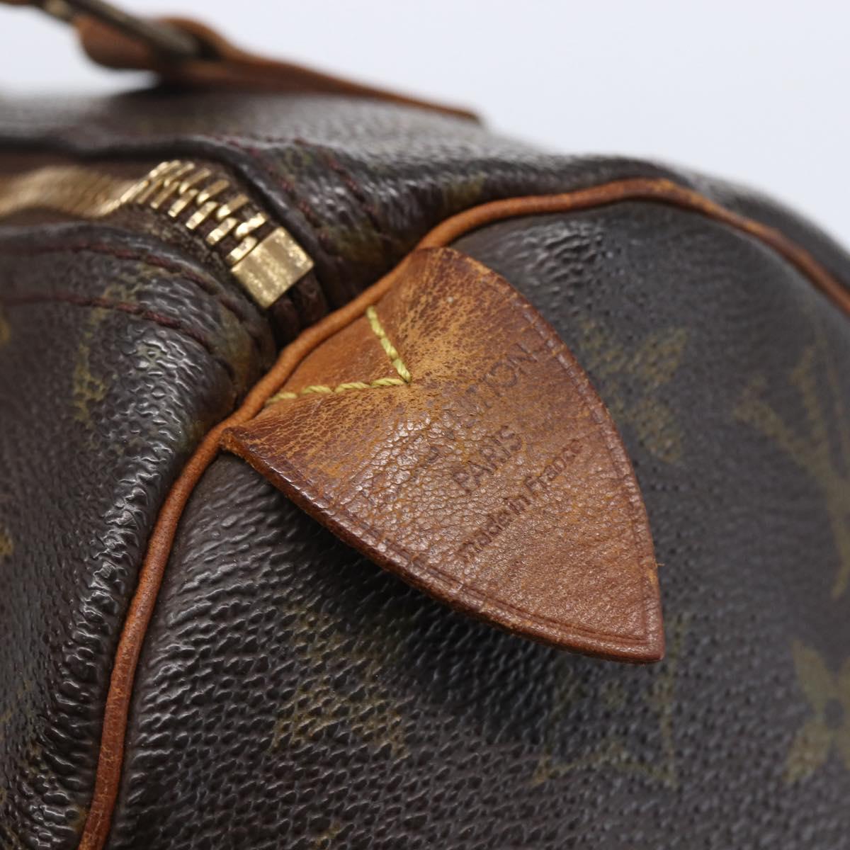 LOUIS VUITTON Monogram Speedy 25 Hand Bag M41528 LV Auth 152960