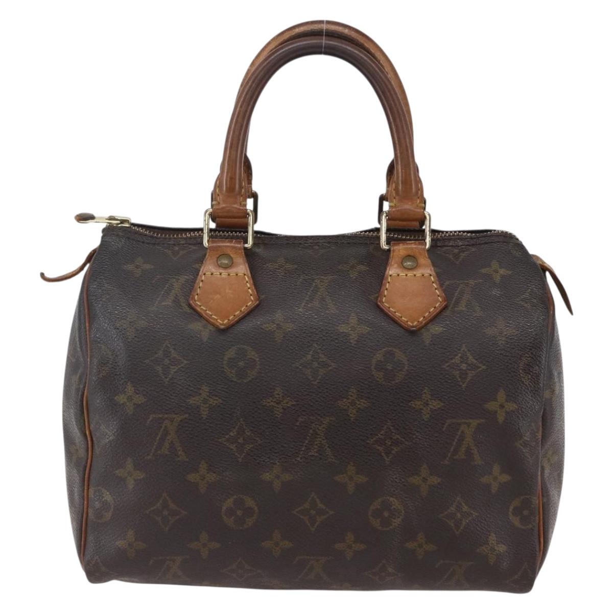 LOUIS VUITTON Monogram Speedy 25 Hand Bag M41528 LV Auth 152960
