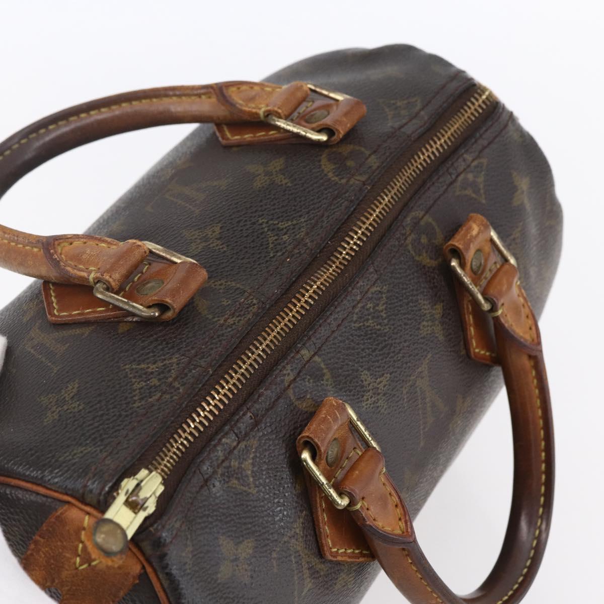 LOUIS VUITTON Monogram Speedy 25 Hand Bag M41528 LV Auth 152960