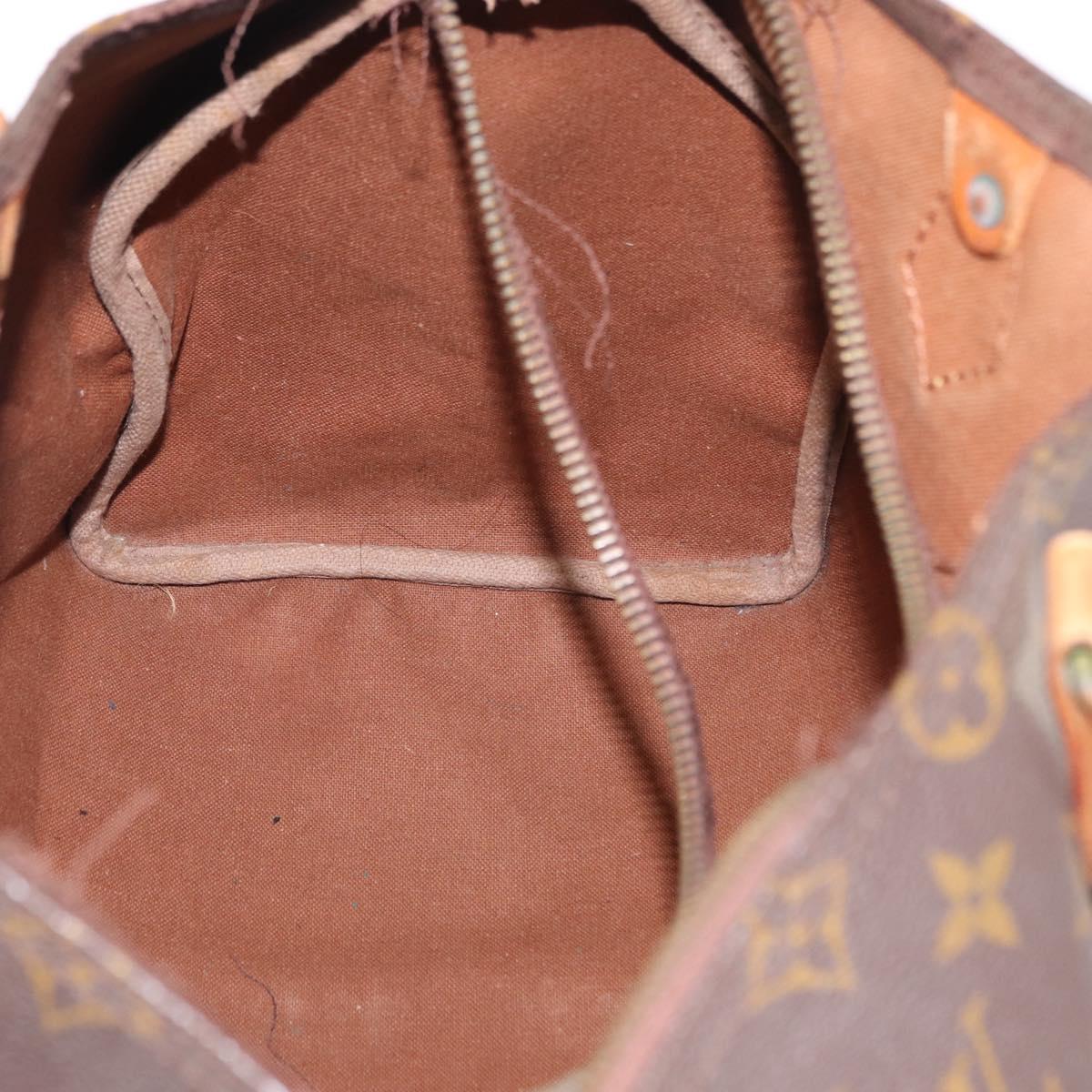 LOUIS VUITTON Monogram Speedy 35 Hand Bag M41524 LV Auth 152963