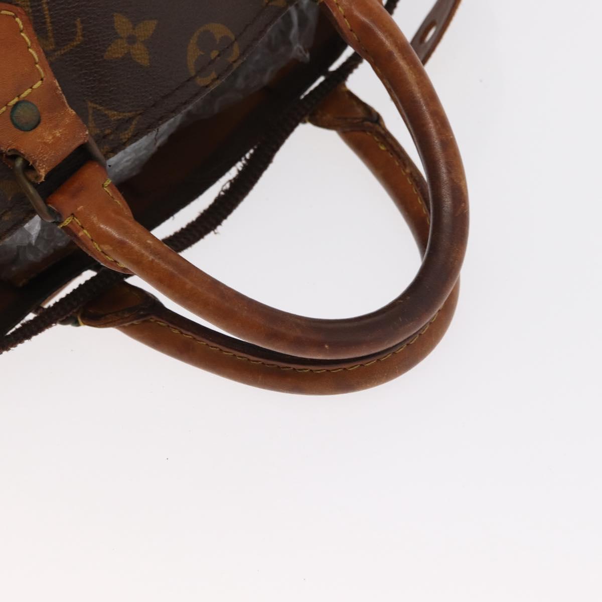 LOUIS VUITTON Monogram Speedy 35 Hand Bag M41524 LV Auth 152963