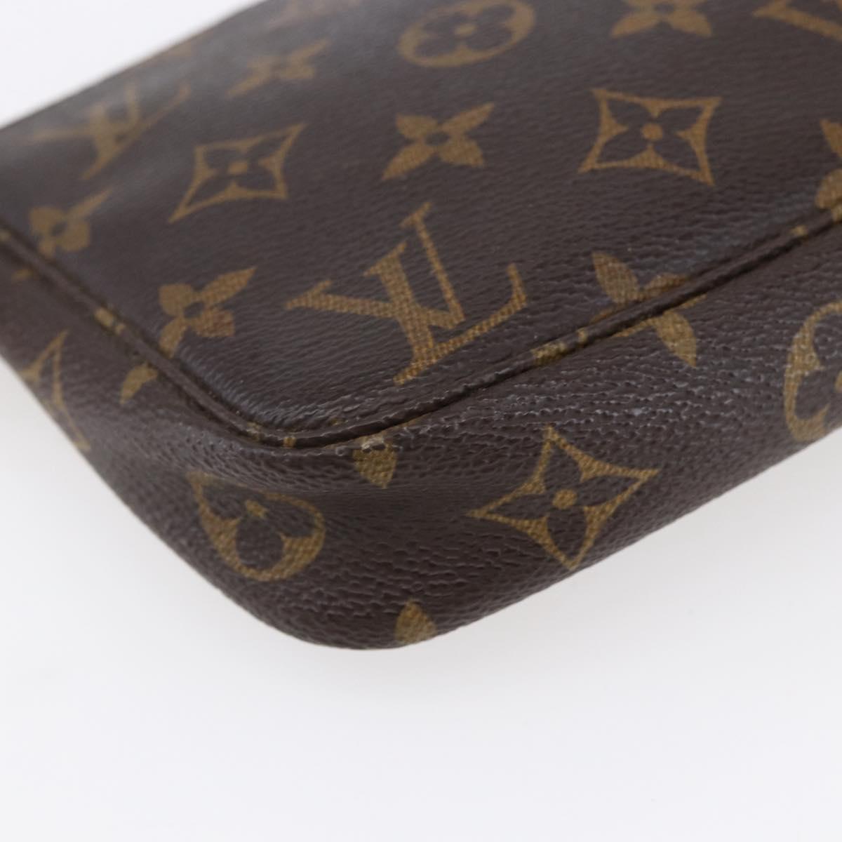 LOUIS VUITTON Monogram Pochette Accessoires Pouch M51980 LV Auth 152981