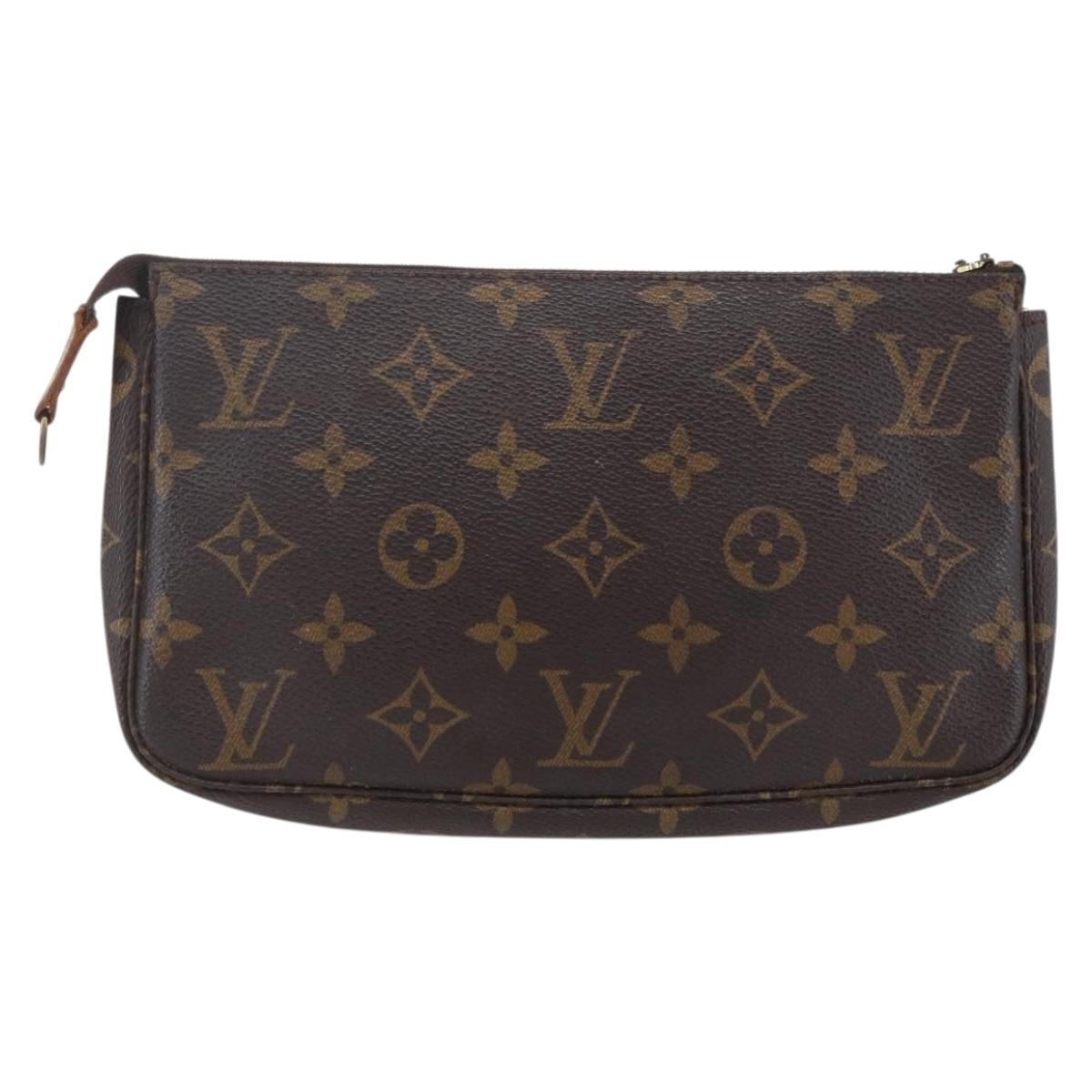 LOUIS VUITTON Monogram Pochette Accessoires Pouch M51980 LV Auth 152981